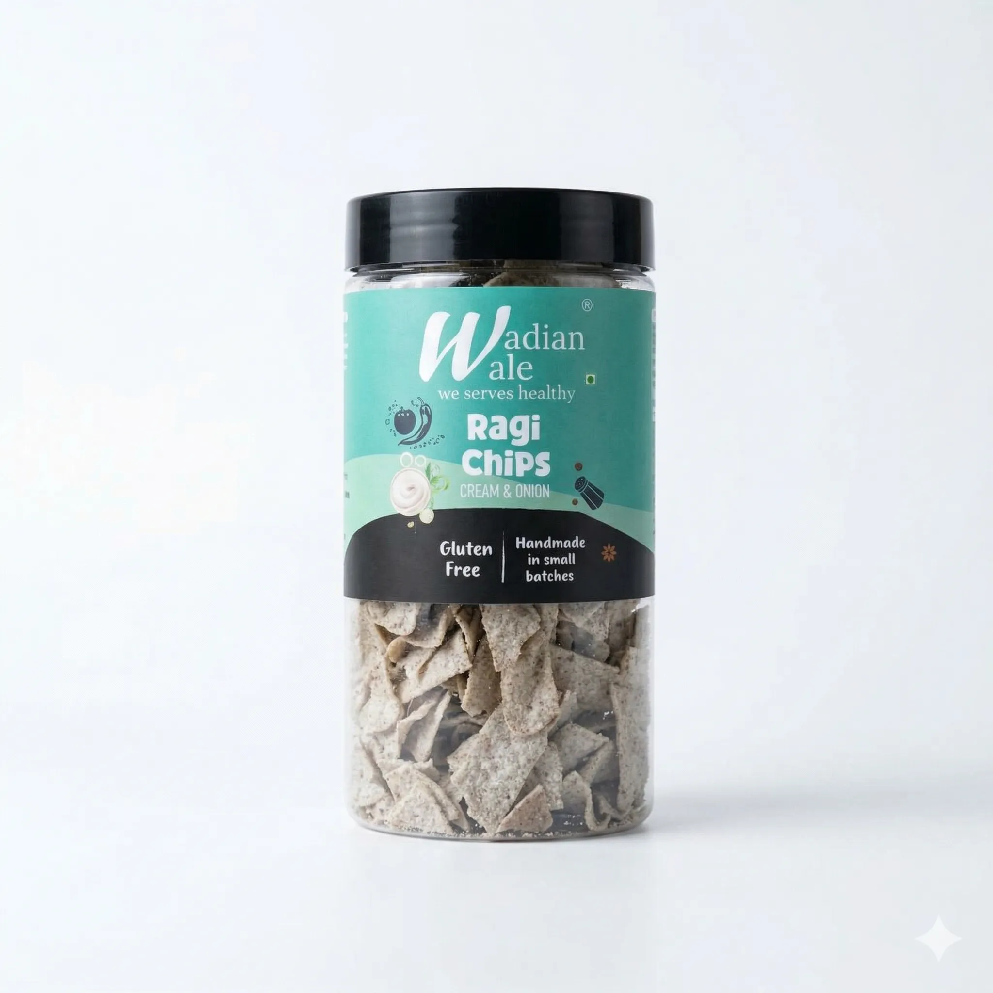 Ragi Cream Onion Chips Glutenfree 130g